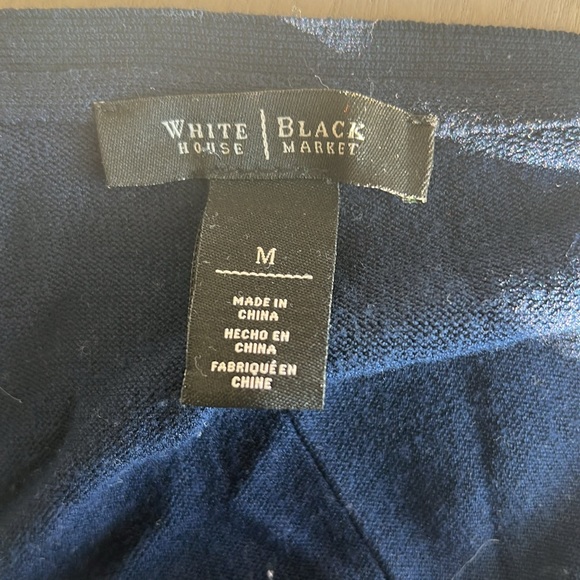 Long Ribbed Duster White House Black Market - Picture 5 of 6